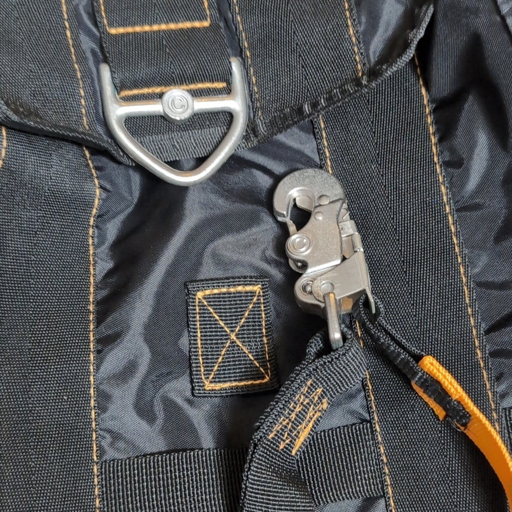 WRASCAL ARCH'R Tactical Backpack With Quick Release Strap in Black and Orange - Picture 8 of 14